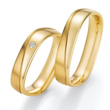 Trauringe Gelbgold von Ruesch 66/49110-045